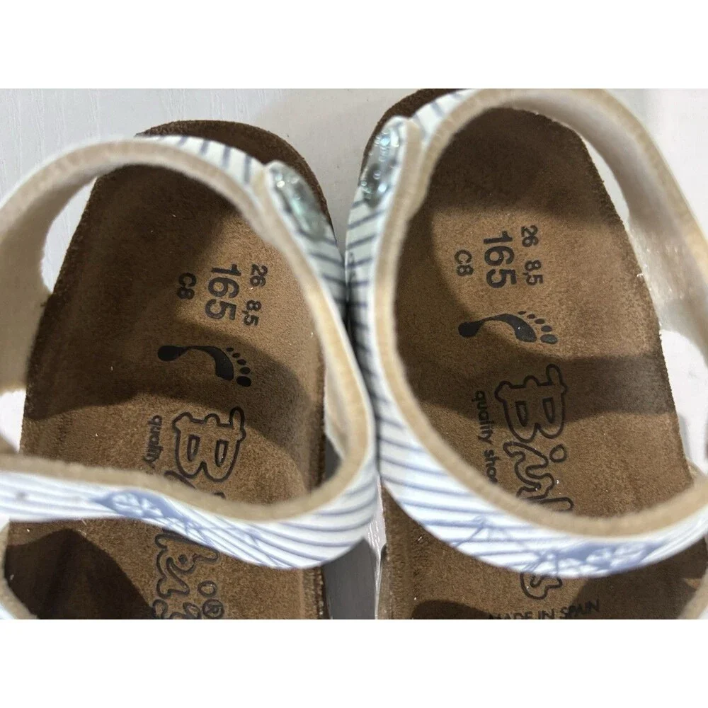 Birkis Tuvalu BF Adjustable Strap Buckle Kids Sandals Size EU26 US C8